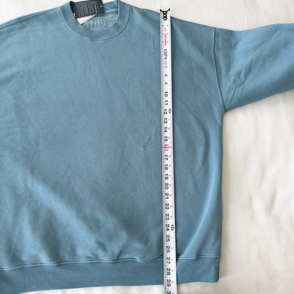 Abercrombie & Fitch Men’s Tall Sweatshirt – Size L Tall – Light Blue – NWT - Picture 7 of 7